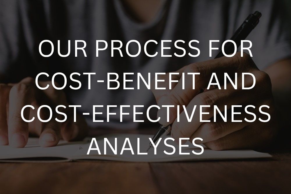 Our process for cost-benefit and cost-effectiveness analyses