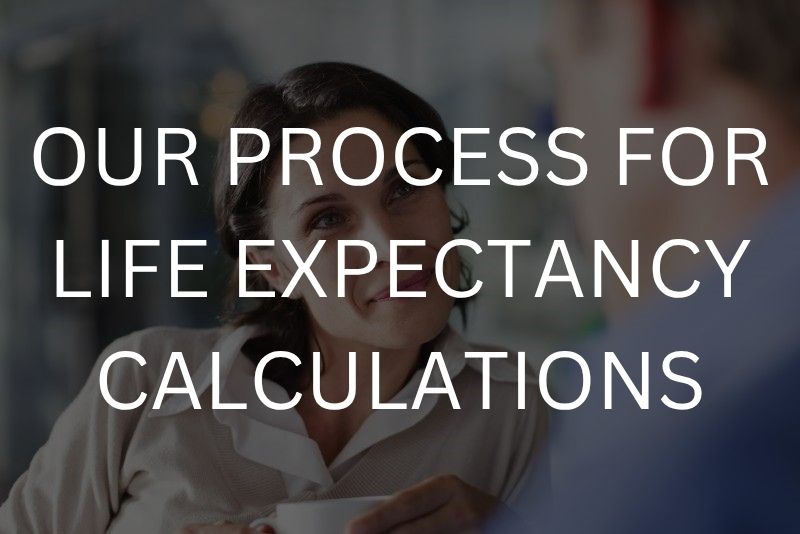 Our process for life expectancy calculations
