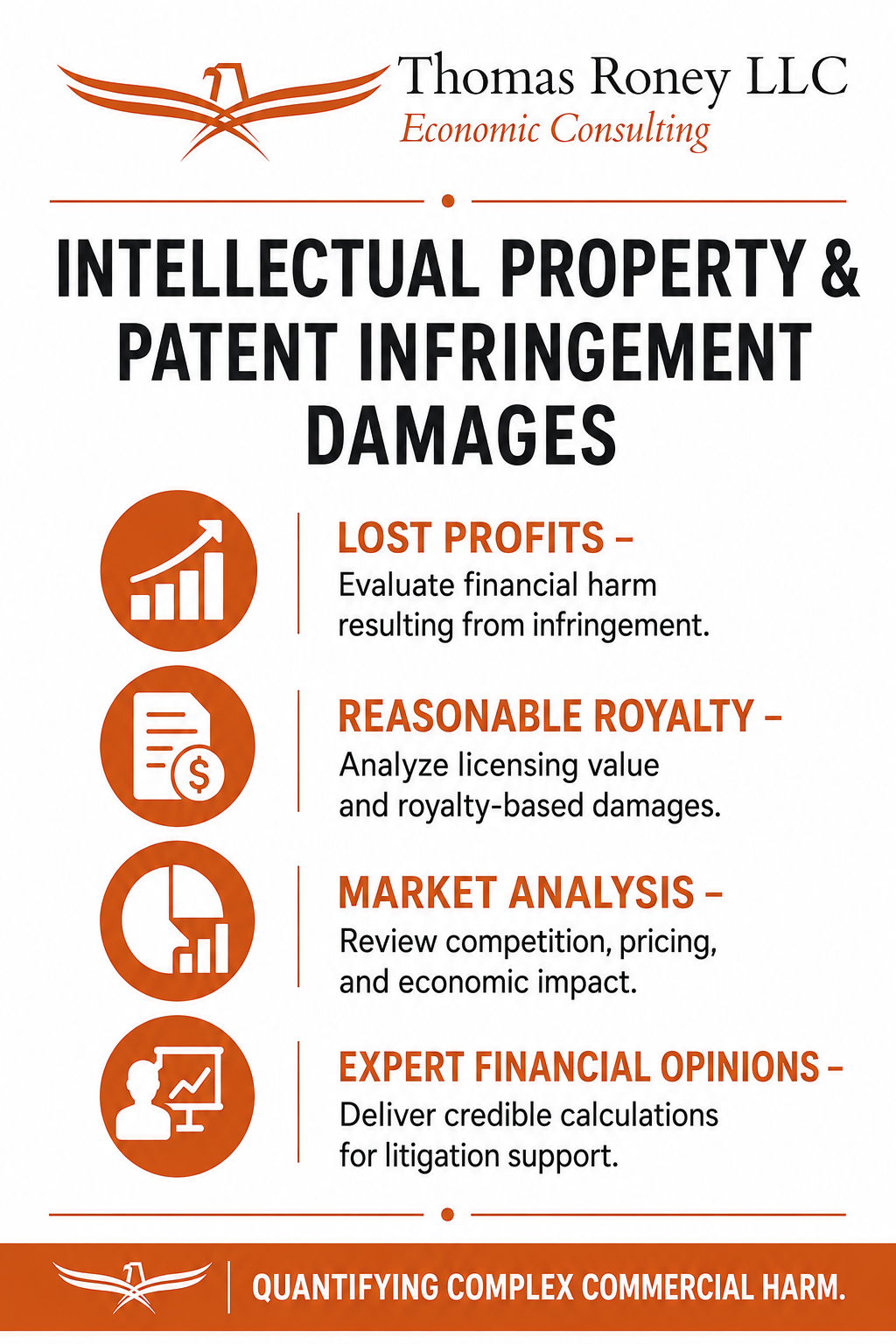 Intellectual Property and Patent Infringement Damages Attorney Infographic