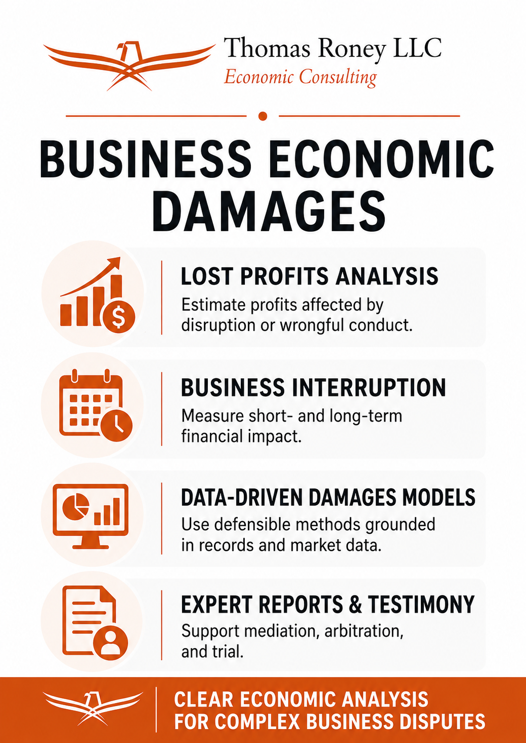 Business Economic Damages Attorney Infographic